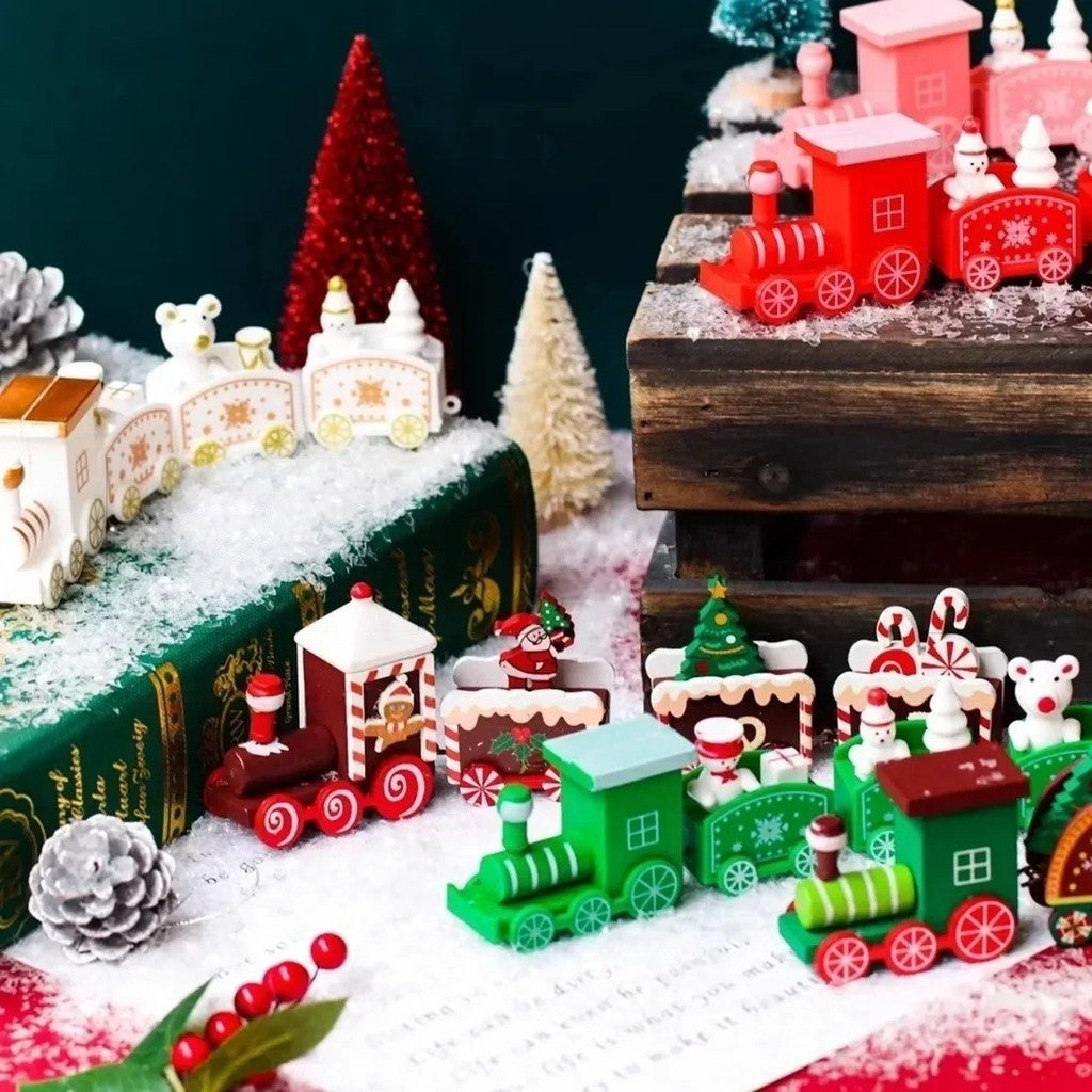 Plastic Train Christmas Ornament Merry Christmas Decoration For Home Xmas Gifts Noel Natal Navidad Happy New Year 2026