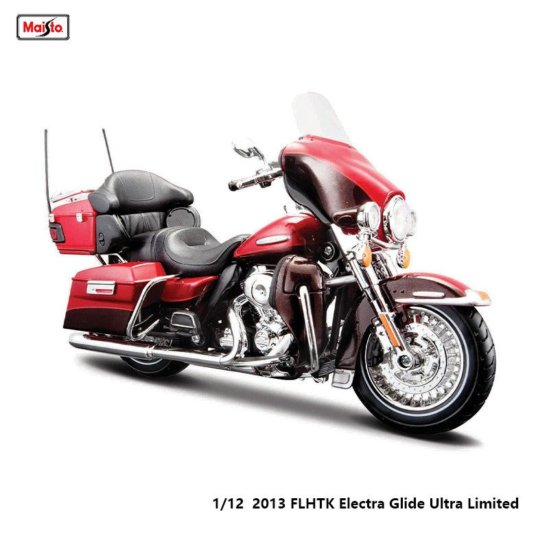 Maisto 1:12 Vários estilos para escolher motocicleta Harley 2013 FLHTK GLIDE Veículos Die Cast Motocicleta Colecionável Modelo de Brinquedo