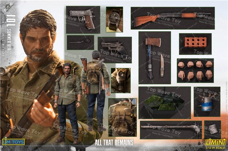 Novo Estoque LIMTOYS LMN004 LMN005 LMN006 1/12 The Last Survivor Joel Ellie Action Figure Modelo 6'' Soldado Conjunto Completo Brinquedos