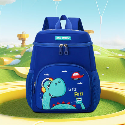 Mochila de Dinossauro Fofa para Crianças Meninos Meninas, Bolsas Escolares de Jardim de Infância para Pré-Escola de Desenho Animado