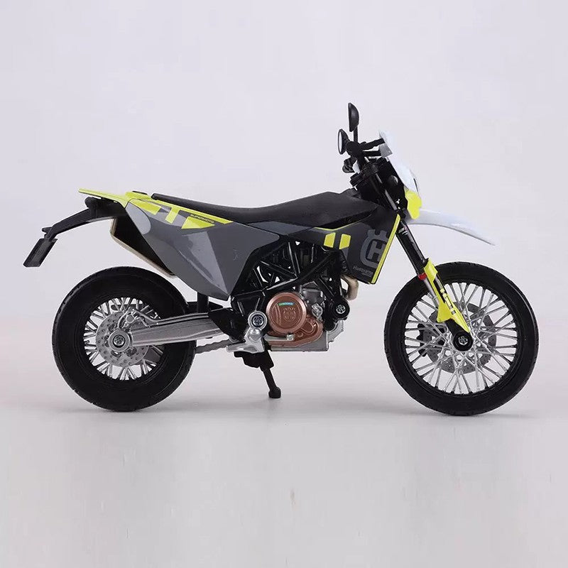 Maisto Escala 1/12 2023 Husqvarna 701 Moto Modelo de Carro de Simulação em Liga Clássicos Presente de Lembrança para Adultos Exposição Estática