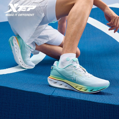 Xtep Reactive Coil 12.0 Running Shoes Male's 2025 Summer Elasticity Sports Shoes Rebound Cushioning Sneakers 975219110045