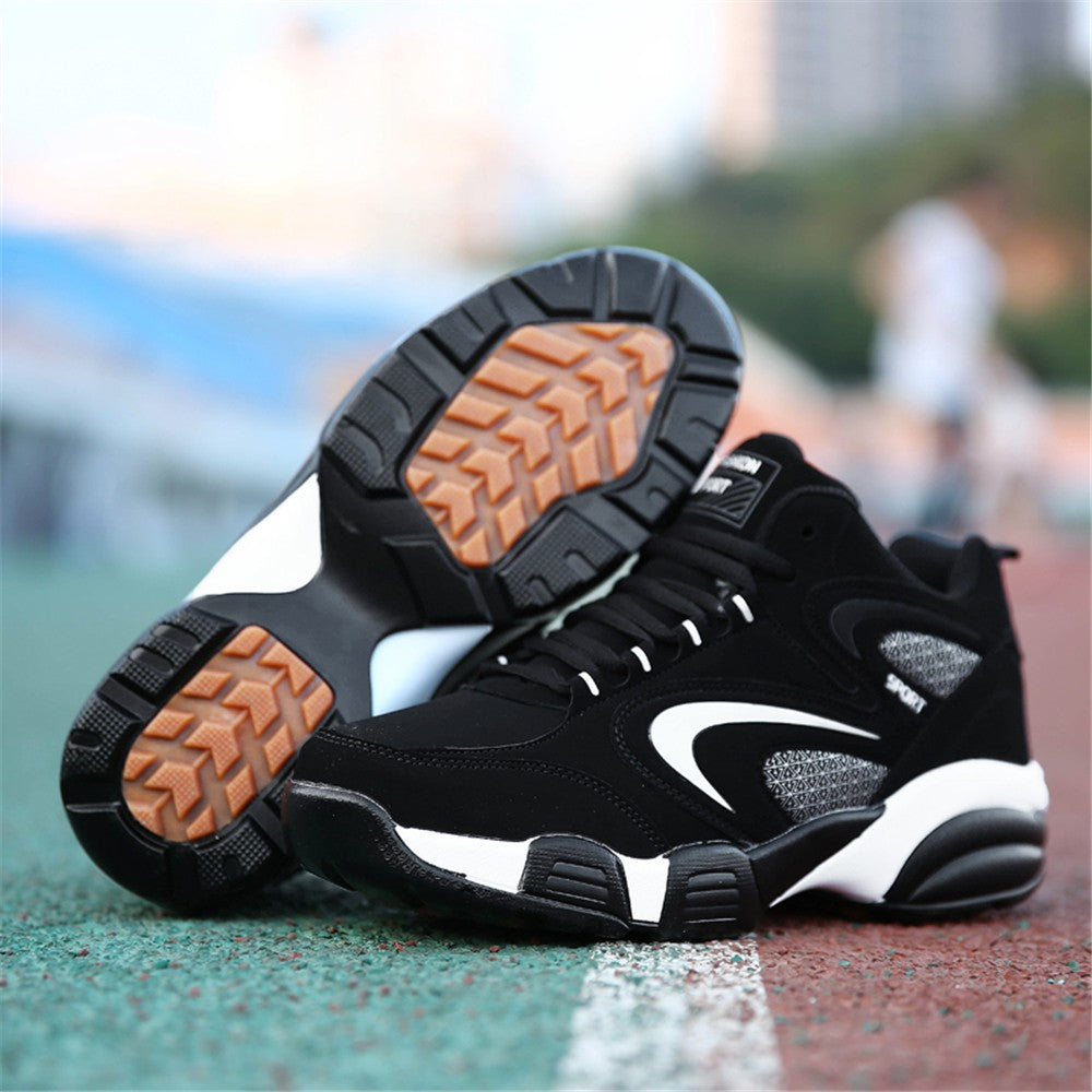 Plus Size Men's Trendy Colour Block Sneakers, Comfy Non Slip Lace Up Casual Durable Shoes For Men's Outdoor Activities