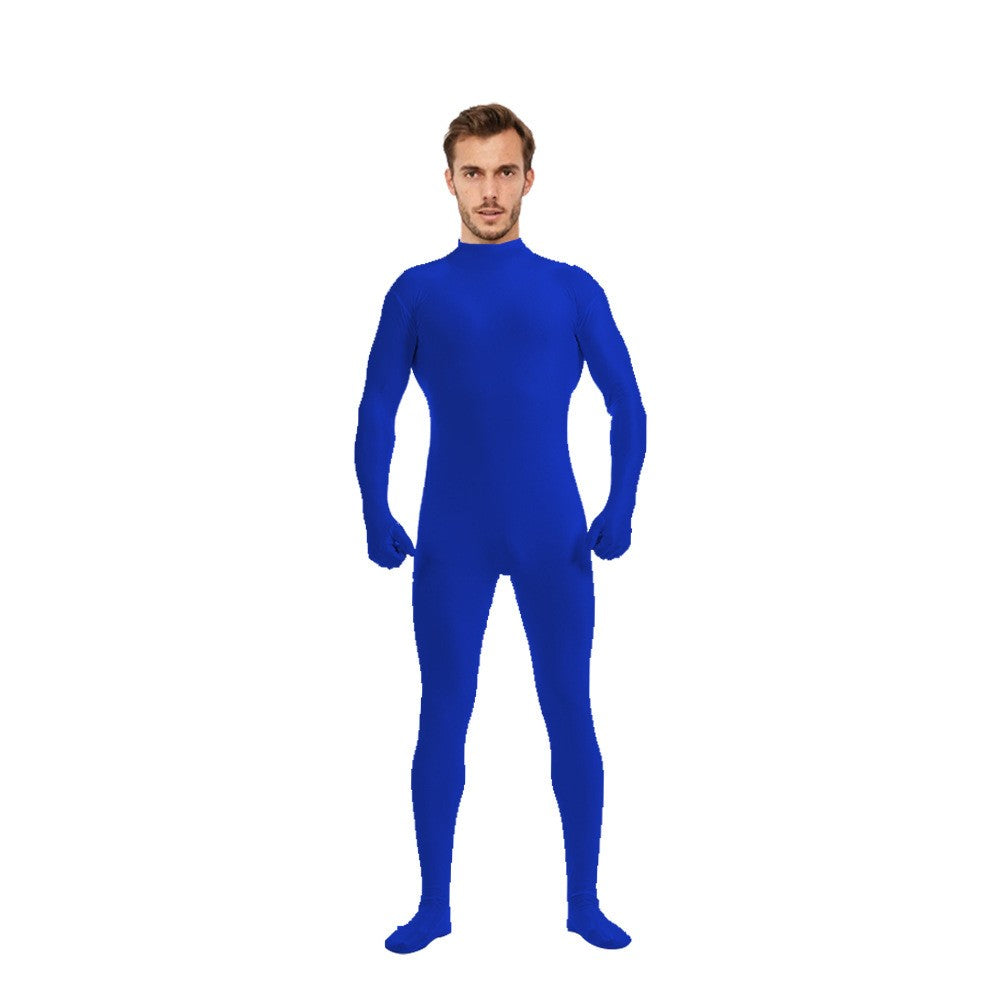Adult Spandex Full Body Skin Tight Jumpsuit Zentai Suit Bodysuit Halloween Costume Women Men Dance Unitard Party Dancewear
