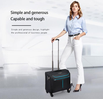 Hanke Men Business Travel Luggage Women Carry On Suitcase Spinner Wheels Rolling Bag 16 18 Inch