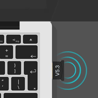 Adaptador Bluetooth 5.3 USB Compatível com Windows 11/10/8.1 Receptor de Música Plug&Play Mini Transmissor para PC Desktop