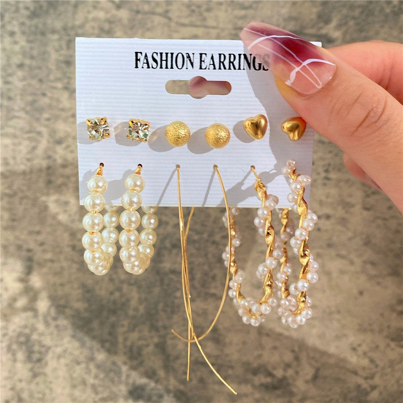 Brincos Grandes de Coração Dourado e Prateado YOBEST para Mulheres, Conjunto de Brincos Borboleta Pendurados, Presentes de Joias Femininas, Nova Moda, 2025