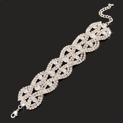 Novas Pulseiras de Berloques de Moda Prata 925 AAAAA Zircônia Cristal Feminino Pulseira Casamento Noivado Joias de Luxo