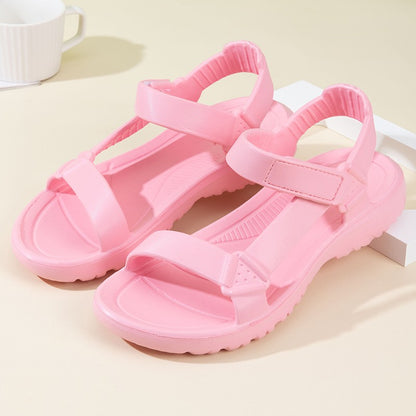 Womens Sandals Fashion Trend Anti-slip Wear-resistant Lightweoght EVA Flat Sandals for Women Outdoor Beach Shoes for Women
