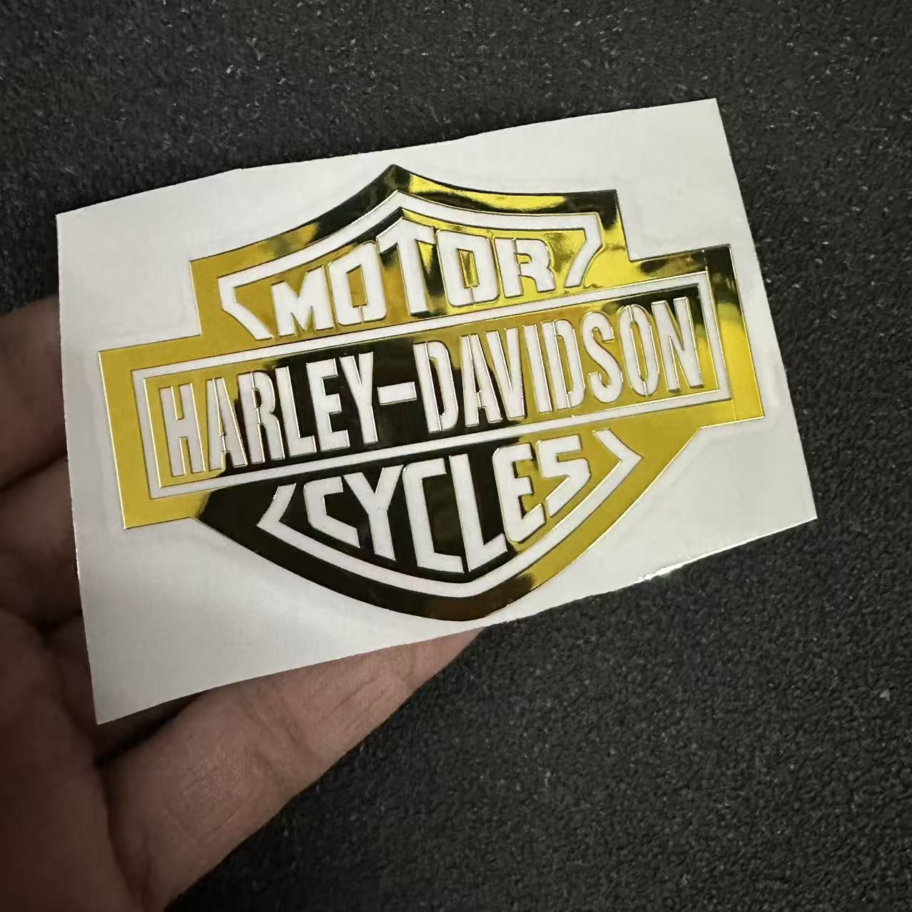 Adesivo de Metal para Capacete de Moto com Logo Retrô de Crânio, Decalque de Decoração para Harley Davidson Electra Glide 1250S PA1250 Acessório