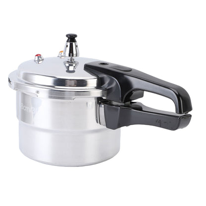 Pressure Cooker 3L Explosion Proof Aluminum Stovetop Fast Cooking Canning Cooker Pot with Steam Rack for Kitchen