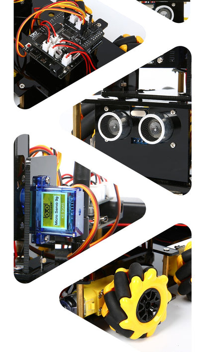 ESP32 Smart Robot Car Kit Carro de Controle Remoto para Projeto de Programação Arduino Kit de Codificação Científica de Educação STEM