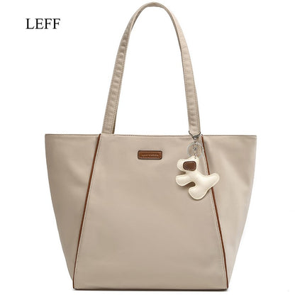 LEFF Luxury Women's Tote Bag Crossbody Bag High End Large Capacity Shoulder Bags Nylon Waterproof Commuting Bag Outdoor Bags