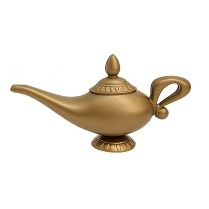 Adult Aladdin Prince Costume Halloween Cosplay Arabian Nights Party Performance Outfit Anime Costume with Genie Lamp Prop Gift