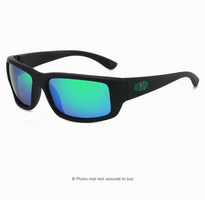 Óculos de Sol Polarizados KAROS Masculinos Leves para Esportes ao Ar Livre Dirigir Óculos de Sol Masculinos Lente em PC Armação UV400