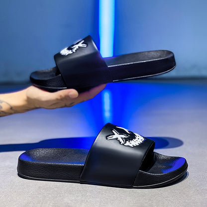 Summer Men's Indoor Home Non-slip Casual Slippers Male Soft Comfortable Bath Slippers Outdoor EVA Sandalias Beach Garden Sandals