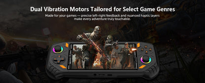 RG52 Mini Retro Handheld Game Console 5.5 Inch IPS Screen EmuELEC&RGBOX Dual System 22000+ Games WIFI Playing Potable Video Game