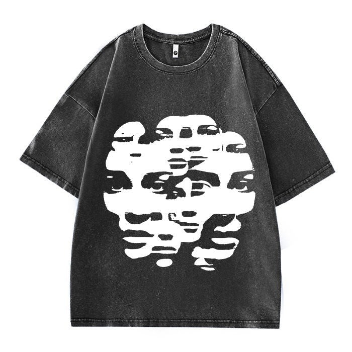 Misfortonez Spider Web Graphic Print Cotton T Shirts for Men 2025 Summer Streetwear Short Sleeve Tees Casual T-shirt Mens