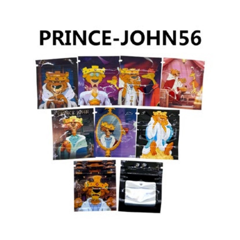 10PCS 0.5G 5x6cm Small Cartoon Storage Bag Reusable Product Ziplock Pouches Mini Smellproof Mylar Bags Plastics Aluminium Pouch