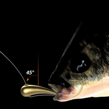 10 Anzóis de Pesca de Alta Resistência à Ferrugem e Corrosão Compactos e Afiados para Pesca Equipamento de Pesca Suprimentos de Pesca