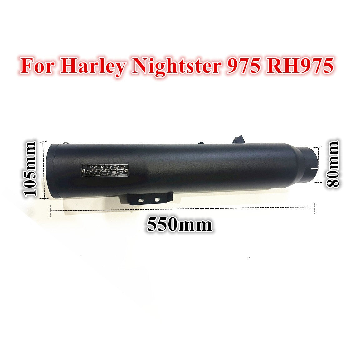 For Harley Nightster 975 RH975 RH975S 975 Special RH 975  975S modified Exhaust Pipe with Removable DB Killer