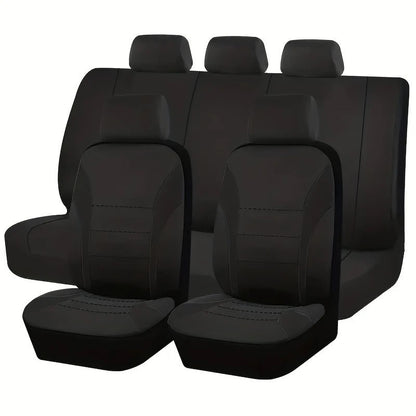 Almofada universal com design de linha de cintura AUTOMOTIVA Tamanho universal para carro, SUV, caminhão, van, acessórios, capas de assento internas, conjunto completo
