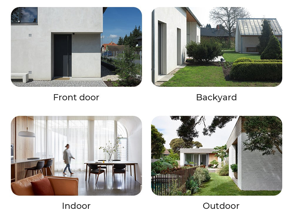 H.VIEW PIR Battery Powered Camera Wireless Outdoor, 2K 3MP WiFi Security Camera with Spotlight Siren, 2-Way Audio, Waterproof