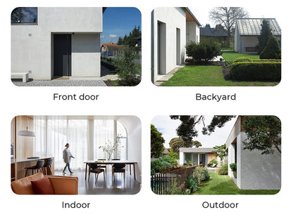 H.VIEW PIR Battery Powered Camera Wireless Outdoor, 2K 3MP WiFi Security Camera with Spotlight Siren, 2-Way Audio, Waterproof