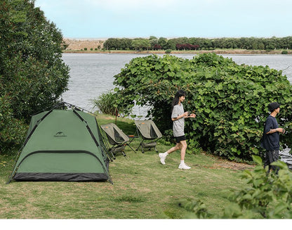 Naturehike Camping Automatic Tent One Touch Waterproof Roof Top Tents Double Door 3 Person Tent Outdoor Beach Fish Shelter Tent