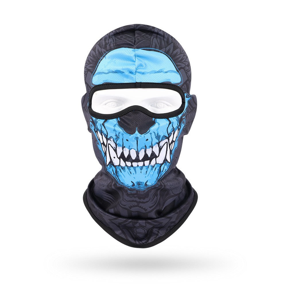 Quick-Dry Skull Face Mask - Breathable Sun Protection for Cycling & Outdoor Sports