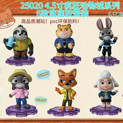 Em estoque Zootopia 2.0 Boneco de brinquedo Judy Niki Desenho animado Boneca infantil Presente de aniversário Item colecionável com tema de anime Boneco de ação de brinquedo