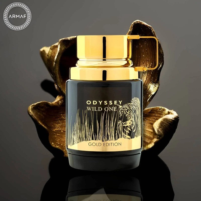 Armaf Odyssey Wild One Gold Edition EDP Spray 100ml Original Arab Perfumes High Quality Lasting WoodySpicy Perfume Men's Cologne