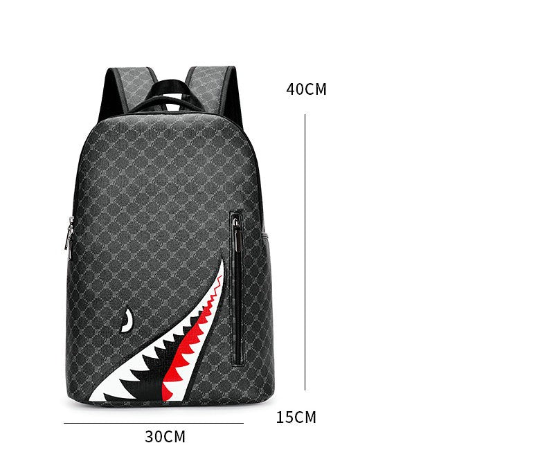 Stylish Men's Plaid Laptop Backpack - 15 Inch Computer Bag for High School College, Durable Casual Daypack Rucksack