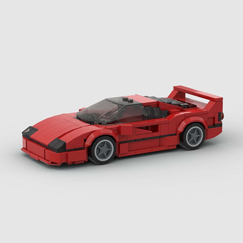 MOC Carro Esportivo de Corrida Veículo Cidade Speed Racer Modelo Técnico Blocos de Construção Tijolos Supercarro F1 Brinquedos Infantis Presentes para Meninos NSX