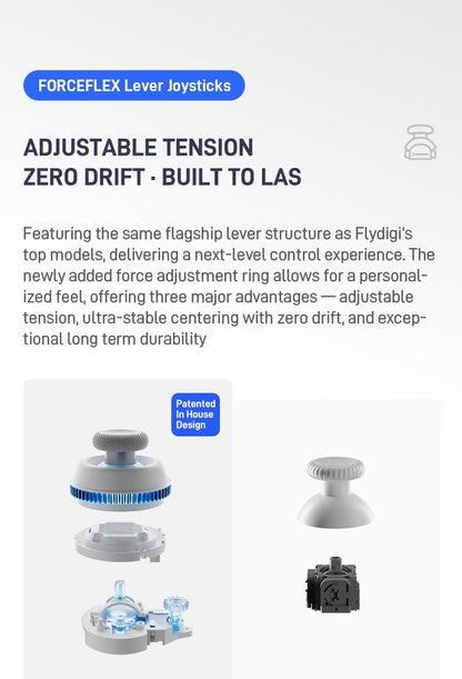 Flydigi Just Launched Direwolf 4 controller gamepad wireless gamepad for pc /Switch/Phone/tablet computer,with charging dock