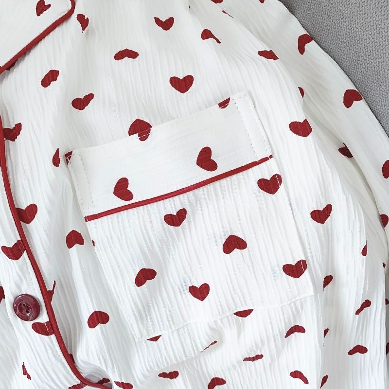 Cartoon Dog Letter Plaid Print Pajama Sets for Women Plus Size Sweet Cute Harajuku Style 2PC Set Sleepwear Autumn New Homewear