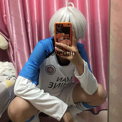 Anime Cosplay Costume Ness Kaiser Isagi Nagi Reo Itoshi Sae Shidou Ryuusei Cosplay Jersey With Shorts Uniform Clothes