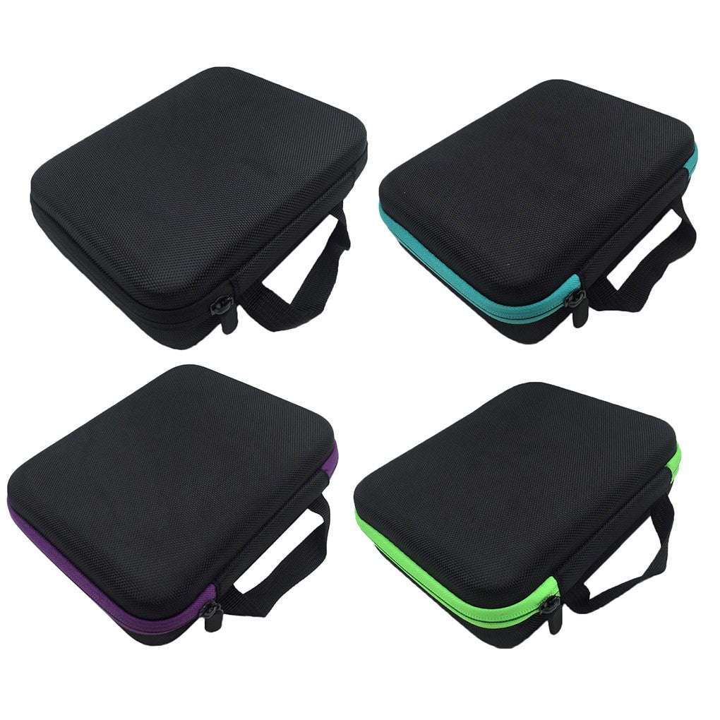 FangNymph 63 Grid 1-3ML Essence Bottle Storage Bag Portable Essential Oil Pouch Zipper Case Air Humidifier Tote Bag