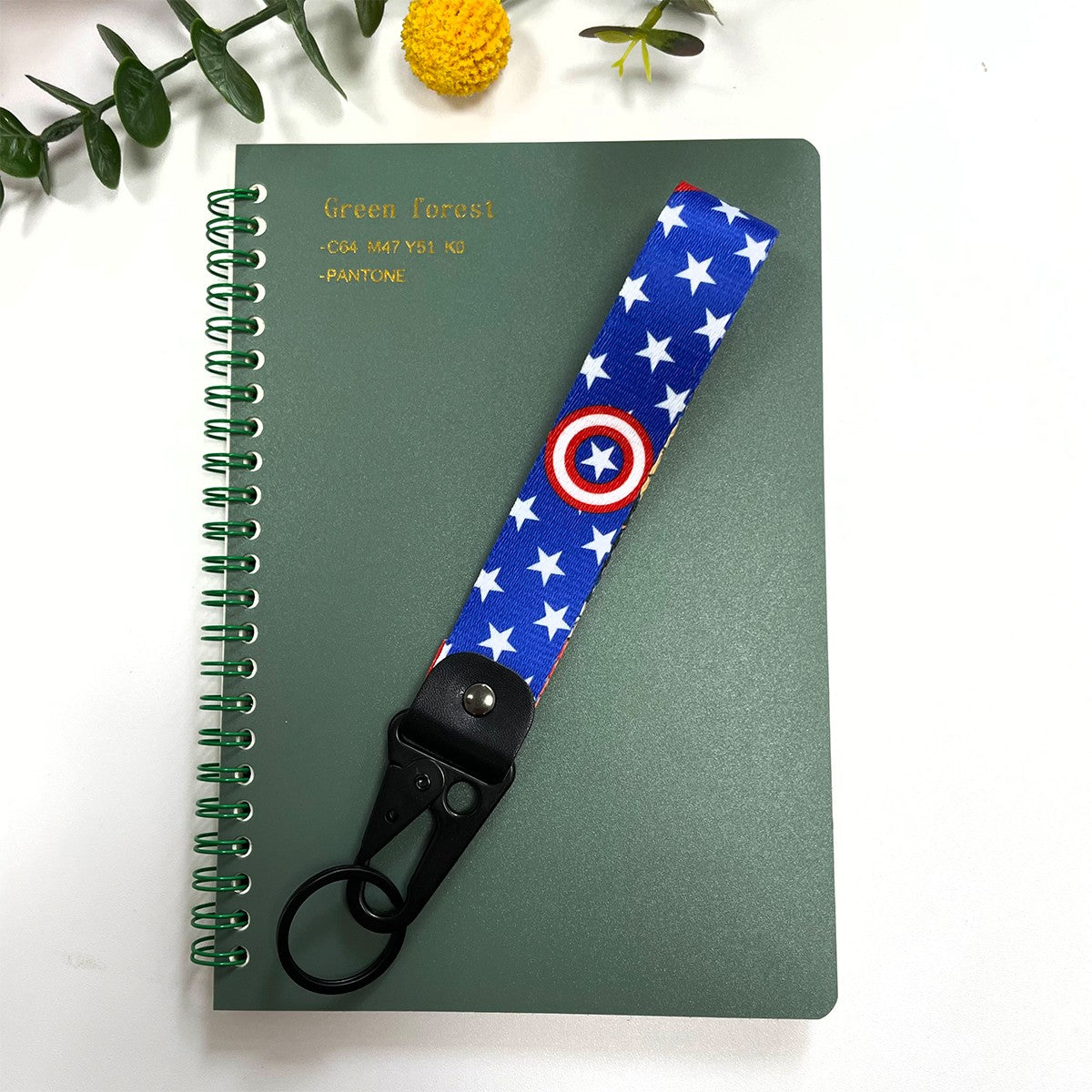 Chaveiro de bico de águia de figuras legais de anime, cordões curtos usados ​​em corda de telefone, suporte de crachá, pingente USB, cordão de chave portátil