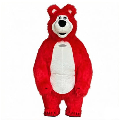Inflatable Martha Bear Brown Bear Giant Costume Adult Walking Mascot Animal Cartoon Character Strange Costume Halloween Party An