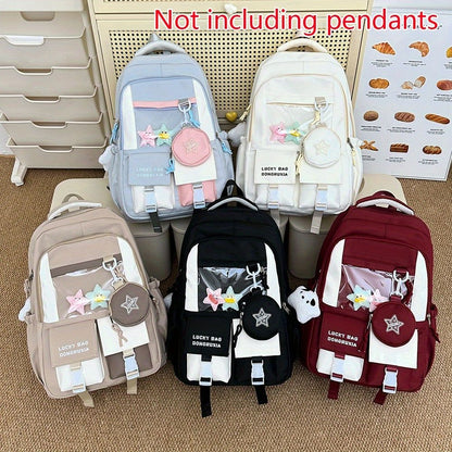 College Backpack for Middle School and High School Students, Versatile Large Capacity Backpack, Computer Backpack