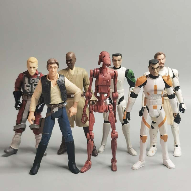 Star Wars Darth Vader Doctor Evazan Chewbacca Mace Windu Yaddle Boneco Articulado de 3,75 Polegadas de Modelo Presente de Aniversário