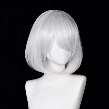 2B 9S  Cosplay Synthetic Wig White Synthetic Women Man Wig Heat Resistant Hair High Quality Wigs