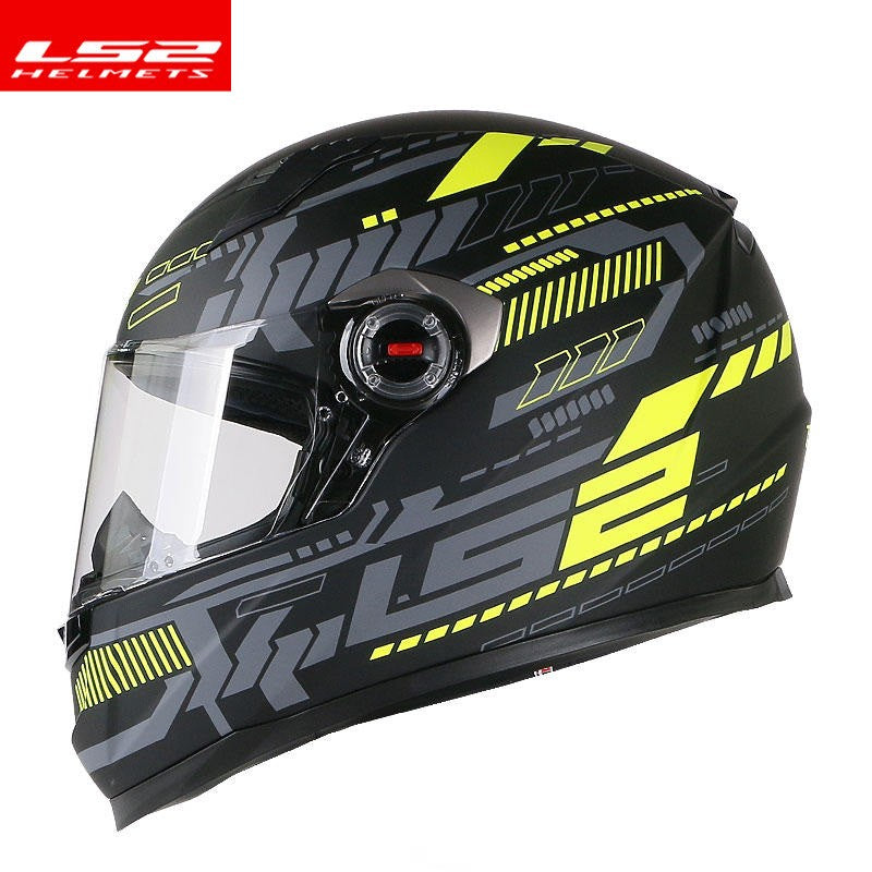 Capacete de motocicleta LS2 FF358 Capacete integral LS2 Draze para homens e mulheres Capacete de corrida de moto com casco de ABS Cascos Para Moto Aprovado pela ECE