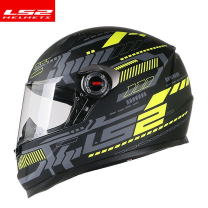 Capacete de motocicleta LS2 FF358 Capacete integral LS2 Draze para homens e mulheres Capacete de corrida de moto com casco de ABS Cascos Para Moto Aprovado pela ECE