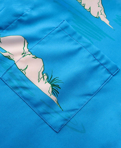 KYKU Hawaiian Mens Shirts Casual: Beach Vacation Tropical Mens Button Down Short Sleeve Shirt with Pocket