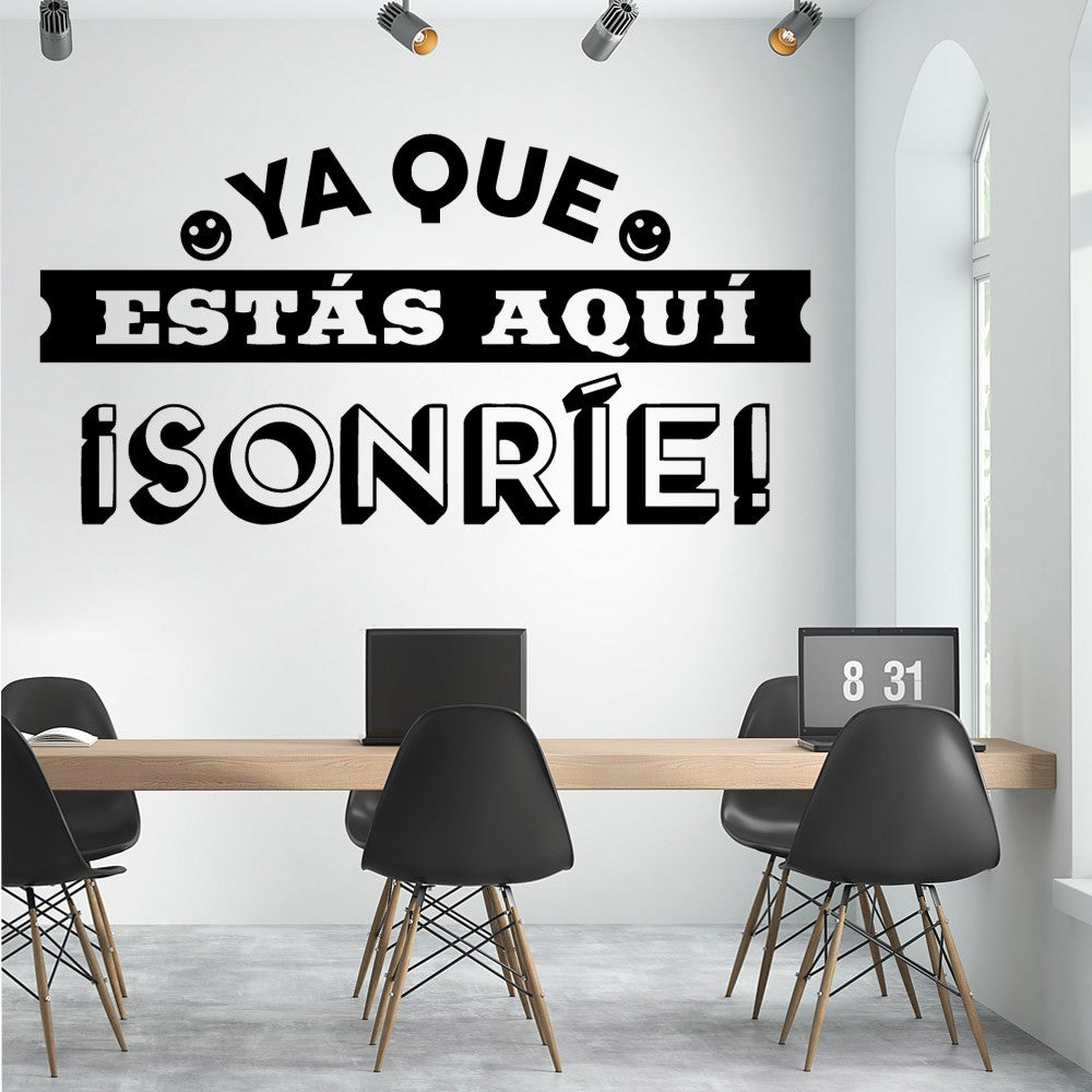 1 pc new Spanish sentence Wall Sticker Removable Wall Stickers Diy Wallpaper For Baby's Rooms Removable Decor Wall Decals