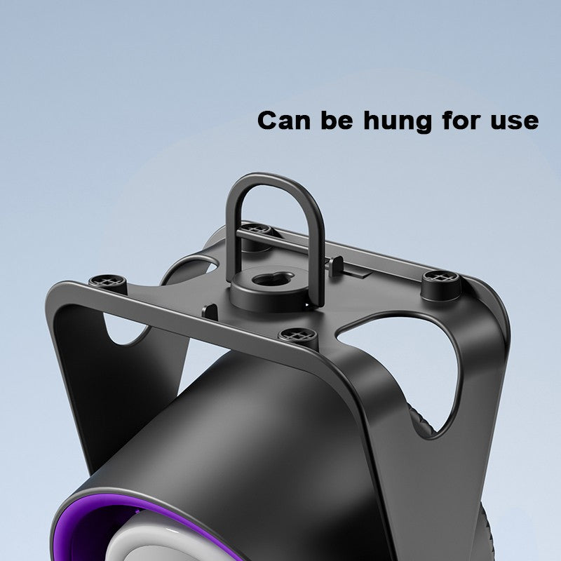 USB desktop/hanging multi-purpose small fan LCD portable small fan with LCD display power level