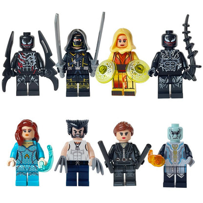 Peças de montar, figuras, bonecos humanoides, brinquedos, minifiguras, bonecas humanoides, brinquedos infantis, presentes de aniversário, personagens de desenhos animados