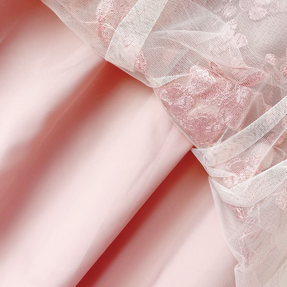 New in A-Line High Waist Embroidery 3D Flower Tulle Midi Skirt Women Spring Summer Pink Chic Elegant Mesh Party Long Skirt